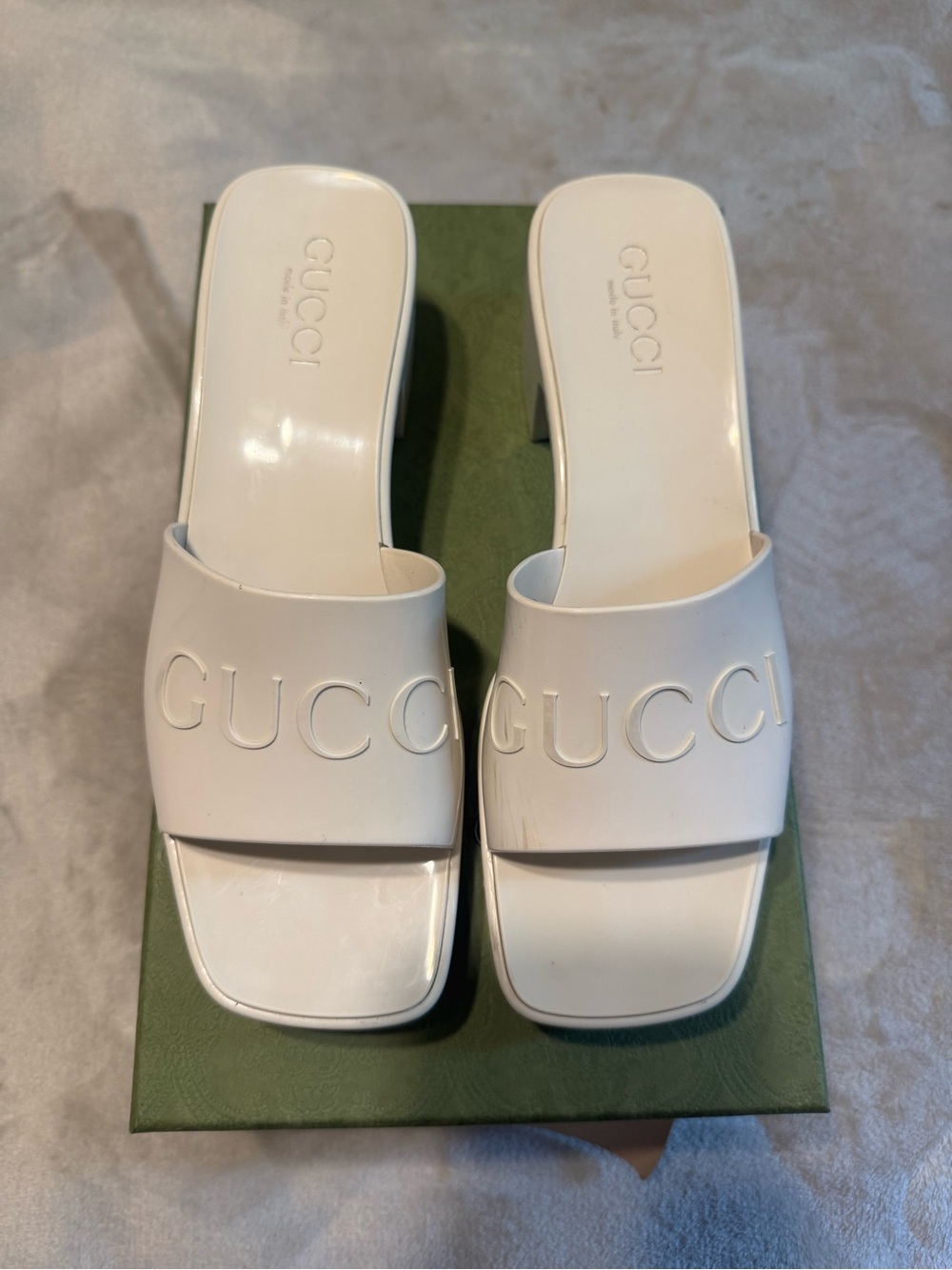Gucci Rubber Sandal Mules